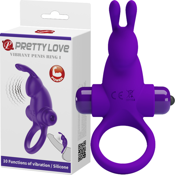 Pretty Love Vibrant Penis Ring 1 – Waterproof Vibrating Silicone Penis Ring