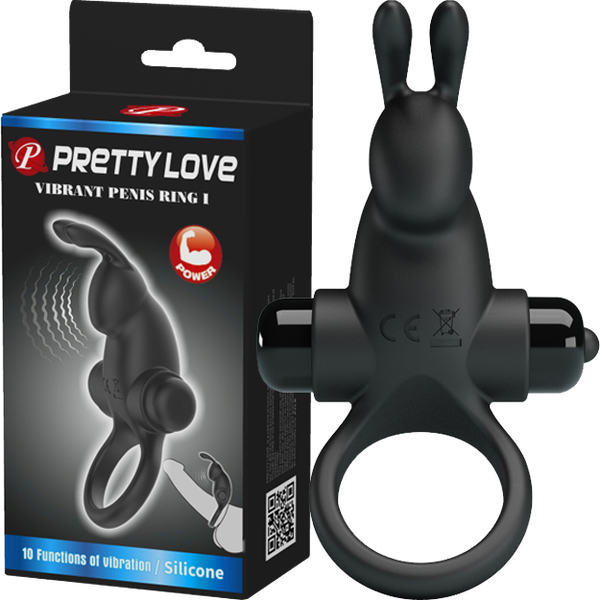 Pretty Love Vibrant Penis Ring 1 – Waterproof Vibrating Silicone Penis Ring