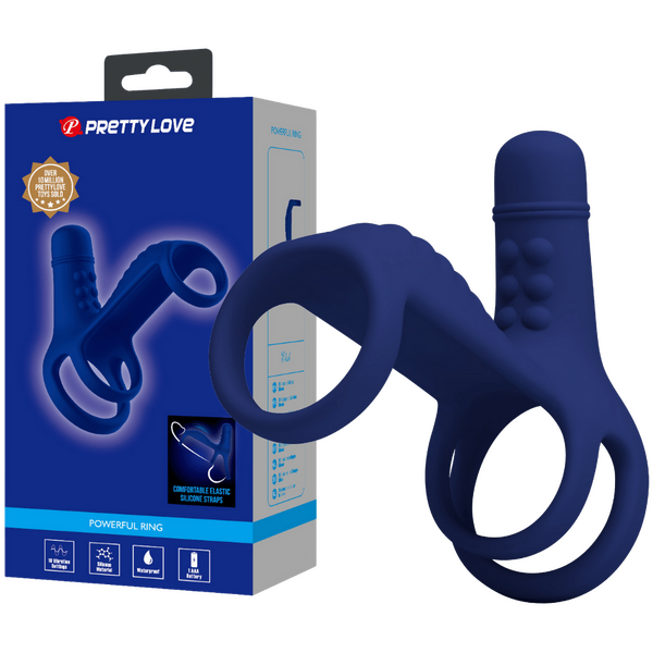 Pretty Love Elish – Vibrating Penis Sling with 10 Vibration Modes and Cock Ring