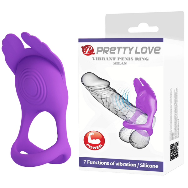 Vibrant Silas – Vibrating Silicone Cock Ring with 7 Vibration Modes