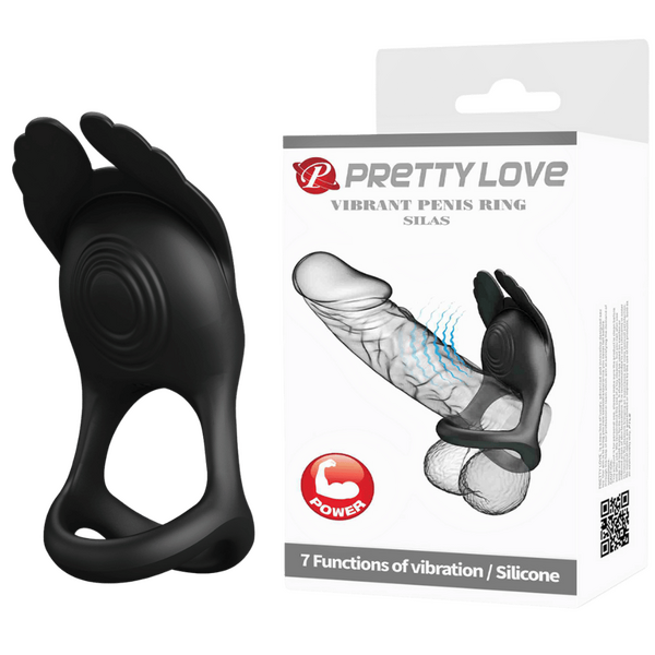 Vibrant Silas – Vibrating Silicone Cock Ring with 7 Vibration Modes