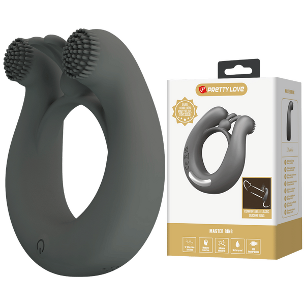 Dahlia – Silicone Dual Motor Vibrating Cock Ring