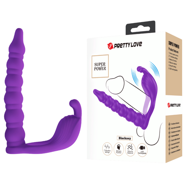 Blackney Rechargeable Vibrating Cock Ring – 7 Function Cock Ring