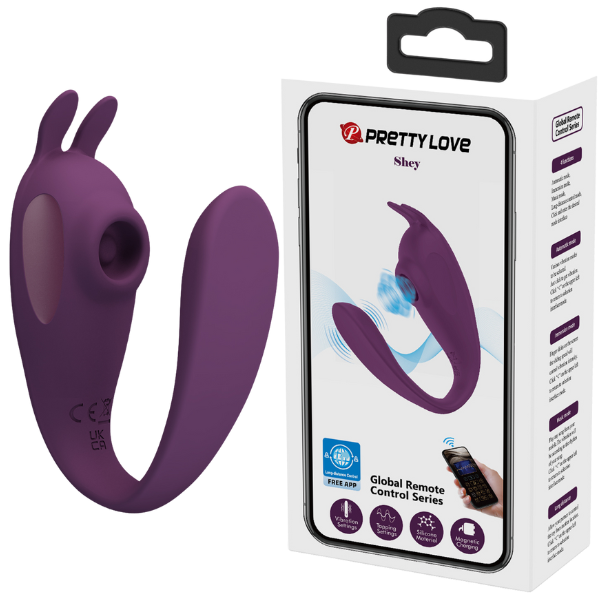 Shey Byzantium – App Control Ergonomic C-Shape G-Spot and Clitoral Vibrator