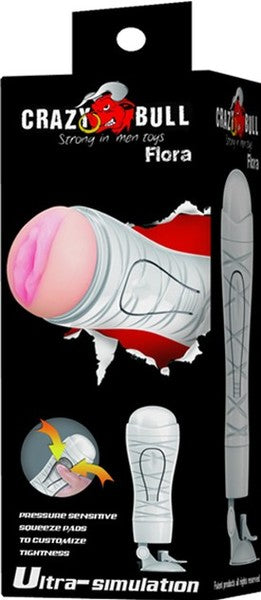 Flora Pussy Masturbator – Lifelike Sleeve with Suction Cup Base Stroker