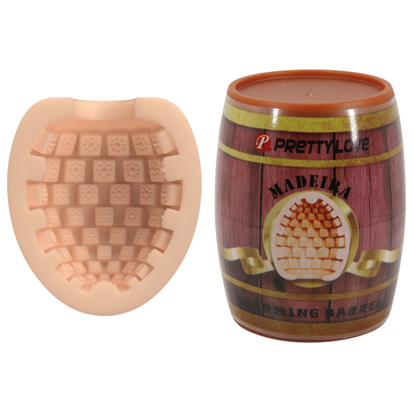 Charming Barrel Masturbator – Soft Realistic TPR Portable Male Masturbator