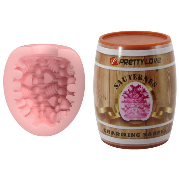 Charming Barrel Masturbator – Soft Realistic TPR Portable Male Masturbator