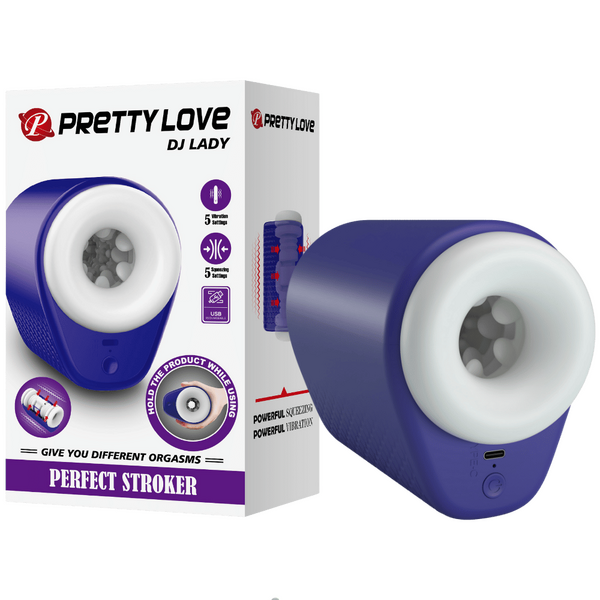 DJ Girl Perfect Stroker – Multi-Speed Thrusting Masturbator Cup
