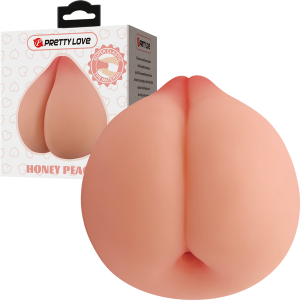 Honey Peach Masturbator – Realistic Textured Male Masturbator and Penis Trainer