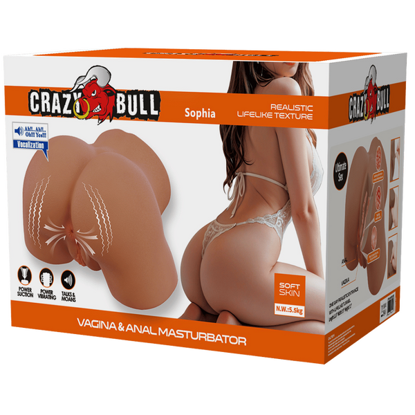 Sophia – Realistic 3D Vagina and Anal Masturbator Crafted from Dense TPE