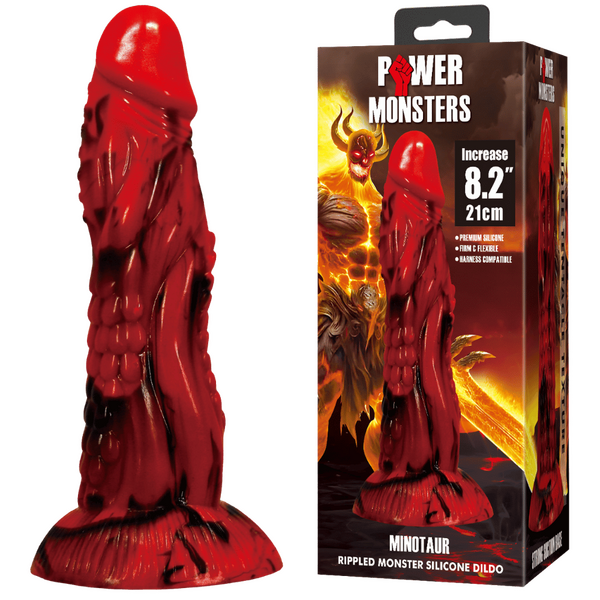 Minotaur 8.2 Inch Silicone Dildo – Premium Body-Safe Flexible Dildo