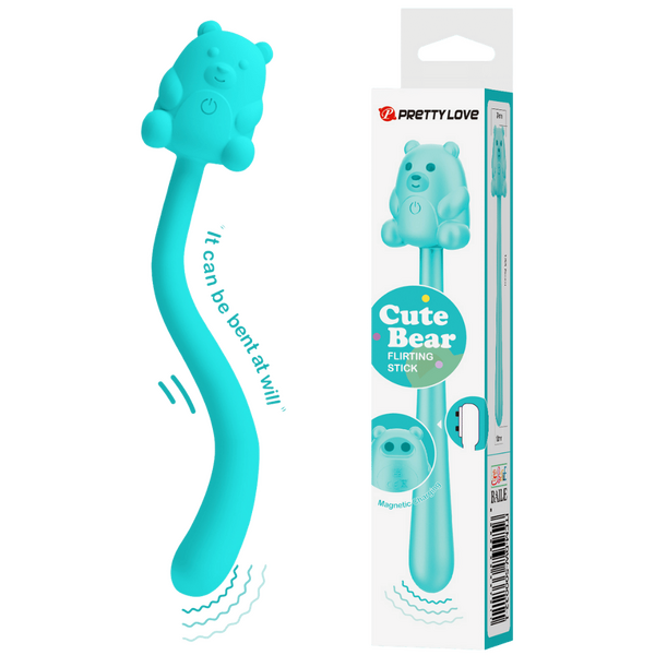 Pretty Love Cute Bear Flirting Stick – 7-Mode Vibrator