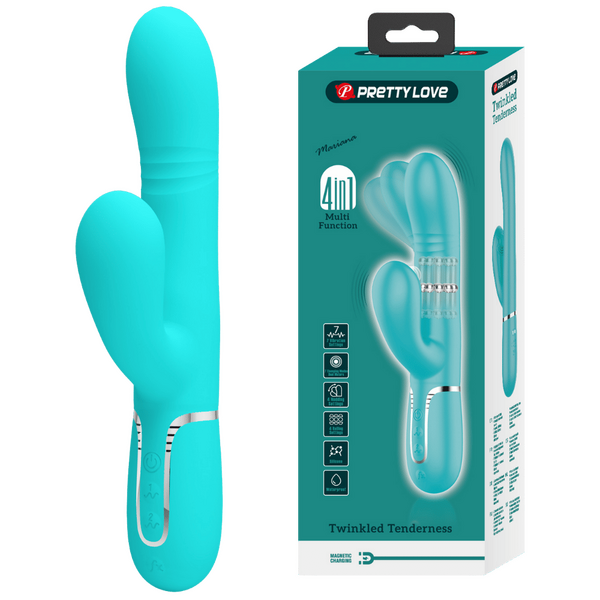Mariana 4in1 Multi-Function Rabbit Vibrator – 7 Vibration and Thumping Modes