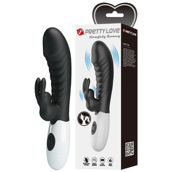 Naughty Bunny – Dual Stimulator Vibrator With G-Spot And Clitoral Vibration
