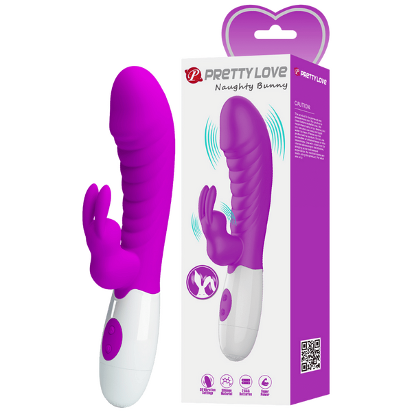 Naughty Bunny – Dual Stimulator Vibrator With G-Spot And Clitoral Vibration