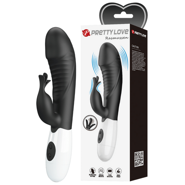 Rasmussen Dual Stimulator – G-Spot and Clitoral Vibrator with 30 Frequencies