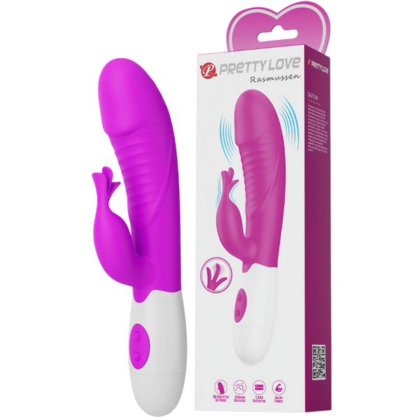 Rasmussen Dual Stimulator – G-Spot and Clitoral Vibrator with 30 Frequencies