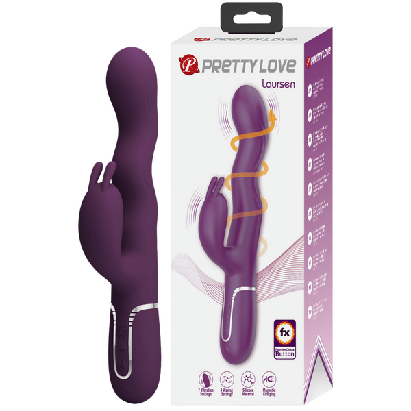 Laursen Rechargeable – Luxury Magnetic Charging G-Spot and Clitoral Vibrator