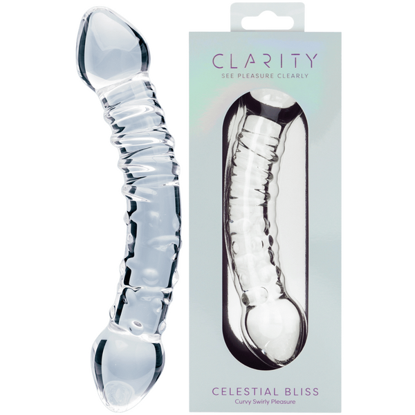 Celestial Bliss – 5.9 Inch Double-Ended Borosilicate Glass Dildo