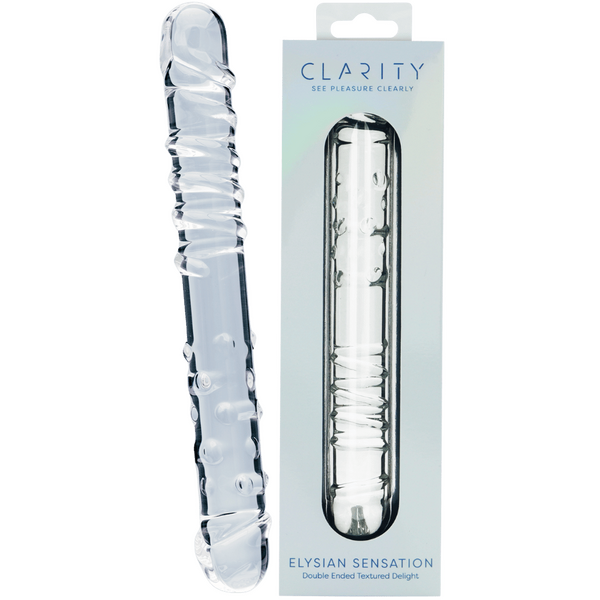 Elysian Sensation – 7.1 Inch Double-Ended Glass Dildo