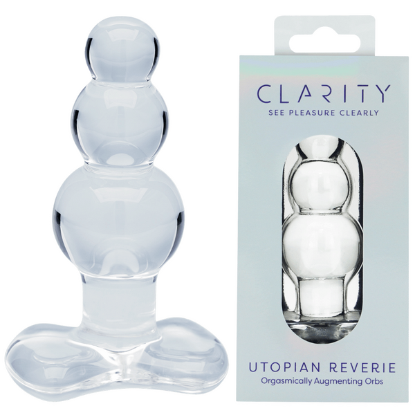 Utopian Reverie – Handcrafted 3.6 Inch Glass Anal Beads Toy