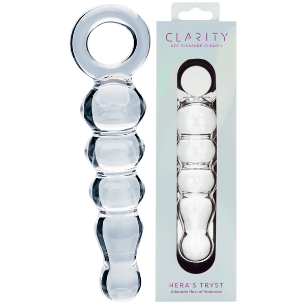 Hera's Tryst – 4.9 Inch Handblown Borosilicate Glass Dildo