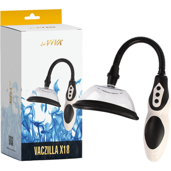 Vaczilla X18 (Transparent) – USB Rechargeable Silicone Rim Vagina Pump