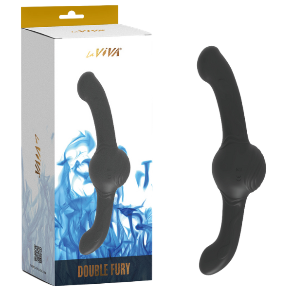 Double Fury Oscillating Thrust – Waterproof 30cm Rechargeable Vibrator