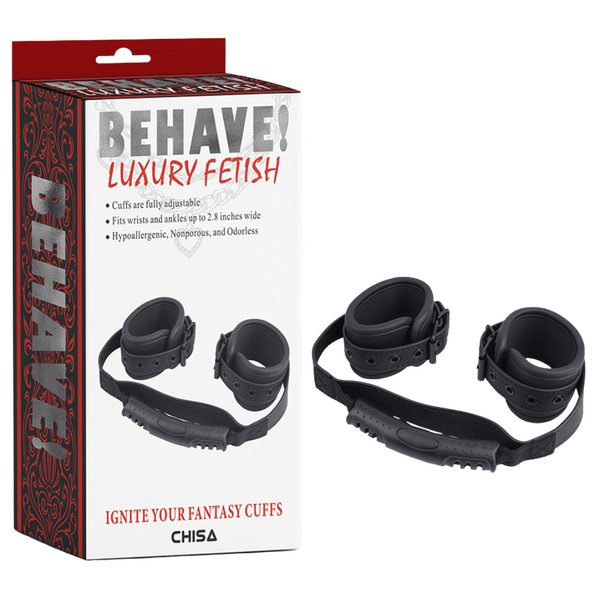 Ignite Your Fantasy Cuffs – Fully Adjustable Metal Hook Restraint Cuffs