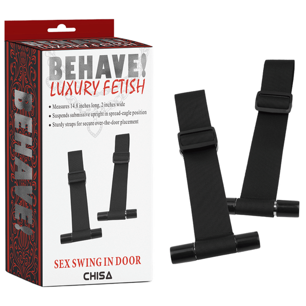 Sex Swing Over-the-Door with Adjustable Wrist Restraints – Strong Metal Bar Equipment