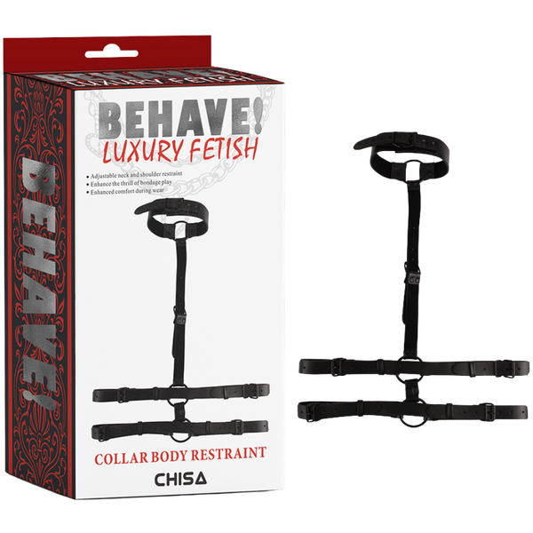 Collar Body Restraint – Adjustable Bondage Restraint