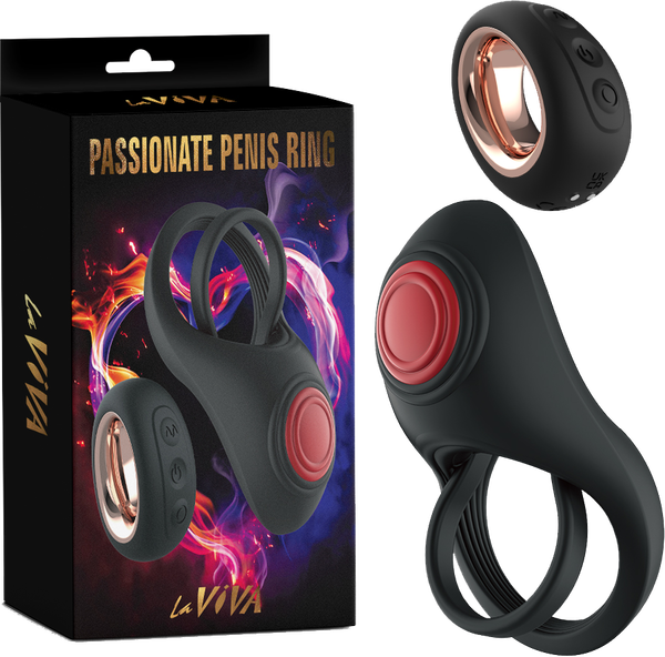 LaViva Passionate – Remote-Controlled 1.75 Inch Penis Ring