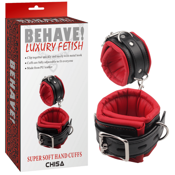 Super Soft Hand Cuffs – Fully Adjustable Metal Hook Handcuffs