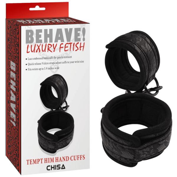 Tempt Him Hand Cuffs – Fully Adjustable Quick Release Handcuffs