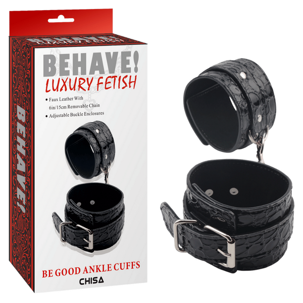 Be Good Ankle Cuffs – Adjustable Bondage Ankle Cuffs
