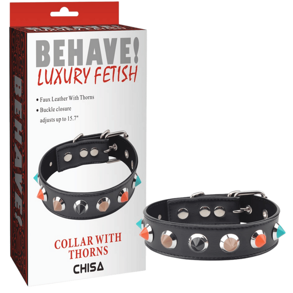 Collar With Thorns – Adjustable Collar Accessory