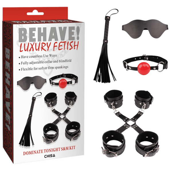Dominate Tonight S&M Kit – Fully Adjustable Bondage Set