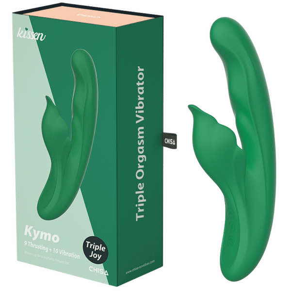 Kymo – Waterproof 9 Function Heated Silicone Vibrator 23.5cm