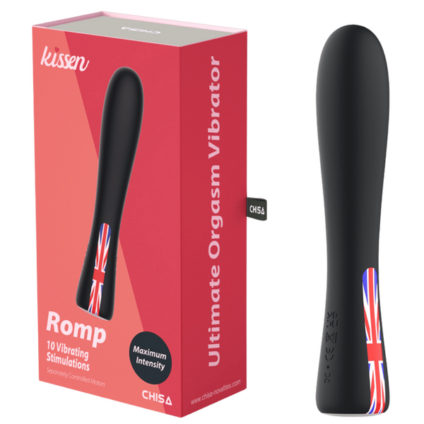 Romp – Waterproof 18cm Silicone Vibrator with 10 Vibration Patterns