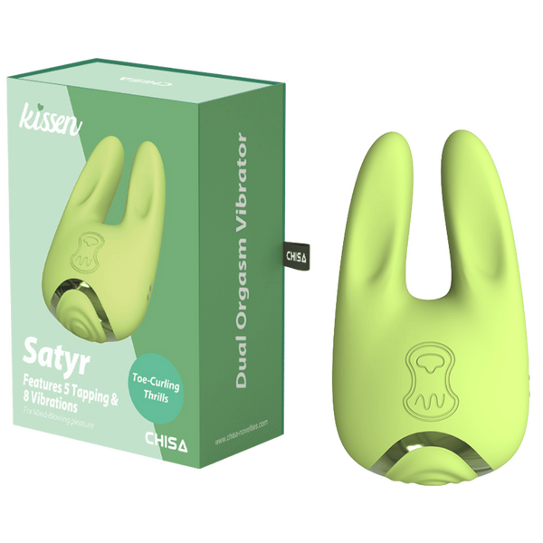 Satyr – Waterproof Silicone Vibrator with Tapping and Vibration Functions