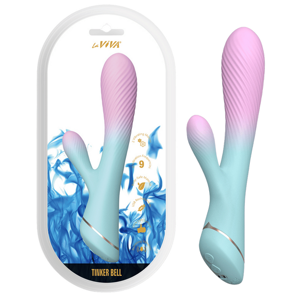 Tinker Bell – Waterproof Rechargeable Vibrator with Dual Motors and 9 Frequencies