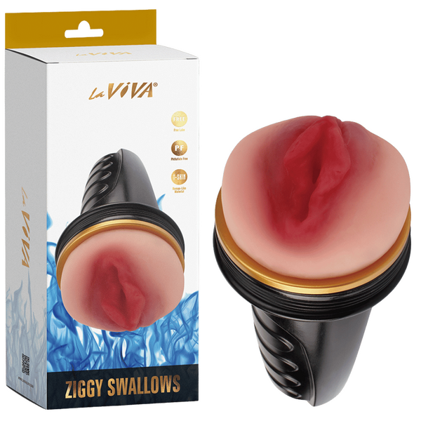 Ziggy Swallows – Realistic T-Skin Soft Snug Lifelike Vagina Masturbator