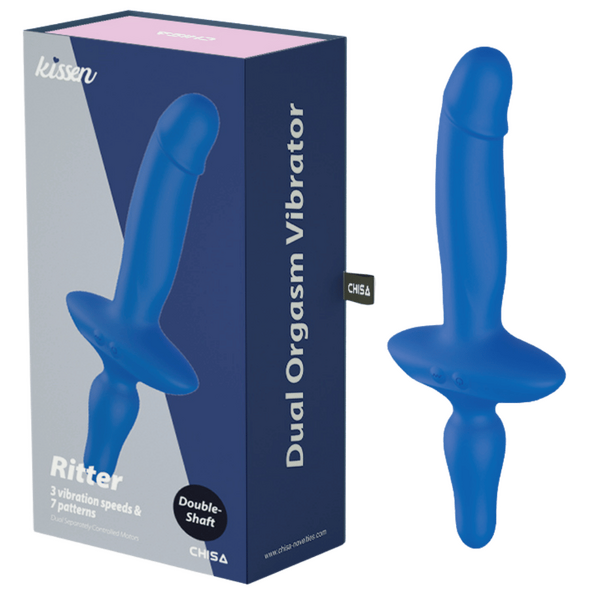 Ritter – Waterproof Double-Motor Silicone Vibrator 26.1cm