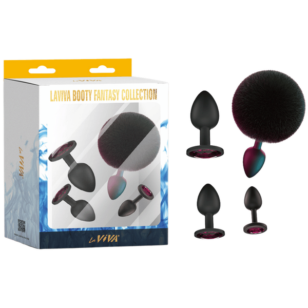 Booty Fantasy 4 Piece Diamond Butt Plug Collection – Luxury Butt Plug Set