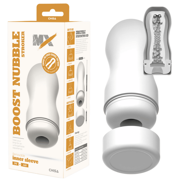 Boost Nubble Stroker – Super-Soft Phthalate-Free TPE+ABS Stroker 16cm