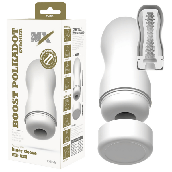 Boost Polkadot – Super-Soft 16 cm Stroker Made of TPE and ABS Materials