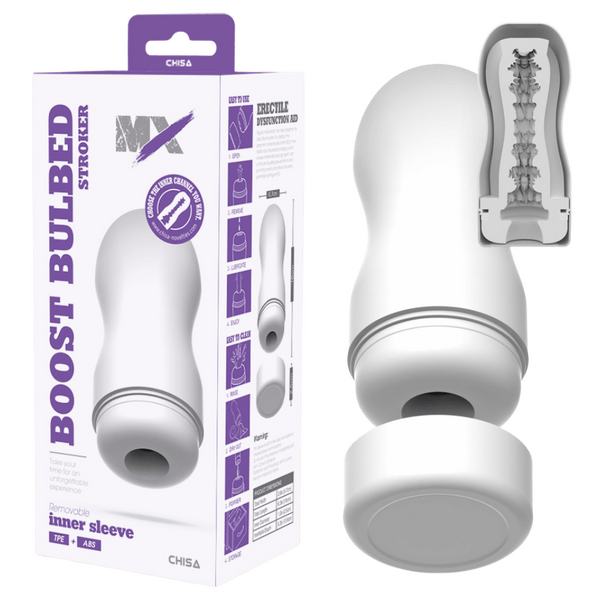 Boost Bulbed Stroker – Super-Soft 16cm Stroker