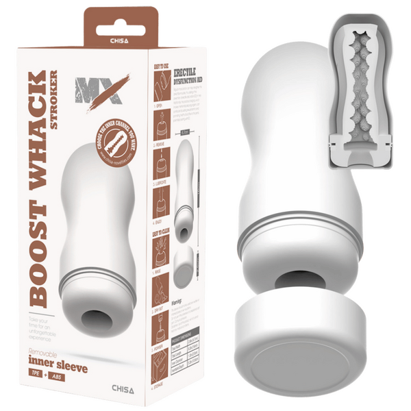 Boost Whack Stroker – Super-Soft 16cm TPE and ABS Male Stroker