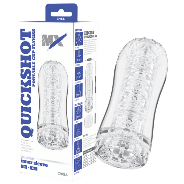 Quickshot Portable Cup Flykiss – Super-Soft 17cm Male Masturbator