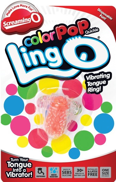 ColorPoP Quickie Ling O Tongue Vibrator – Wireless Disposable Vibrator